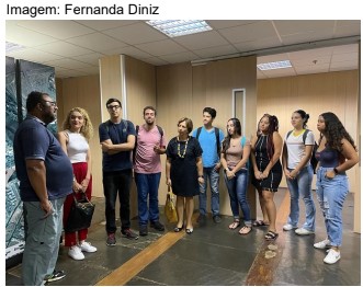 Visita técnica de estudantes de Arquivologia da UnB ao Arquivo Central da Embrapa