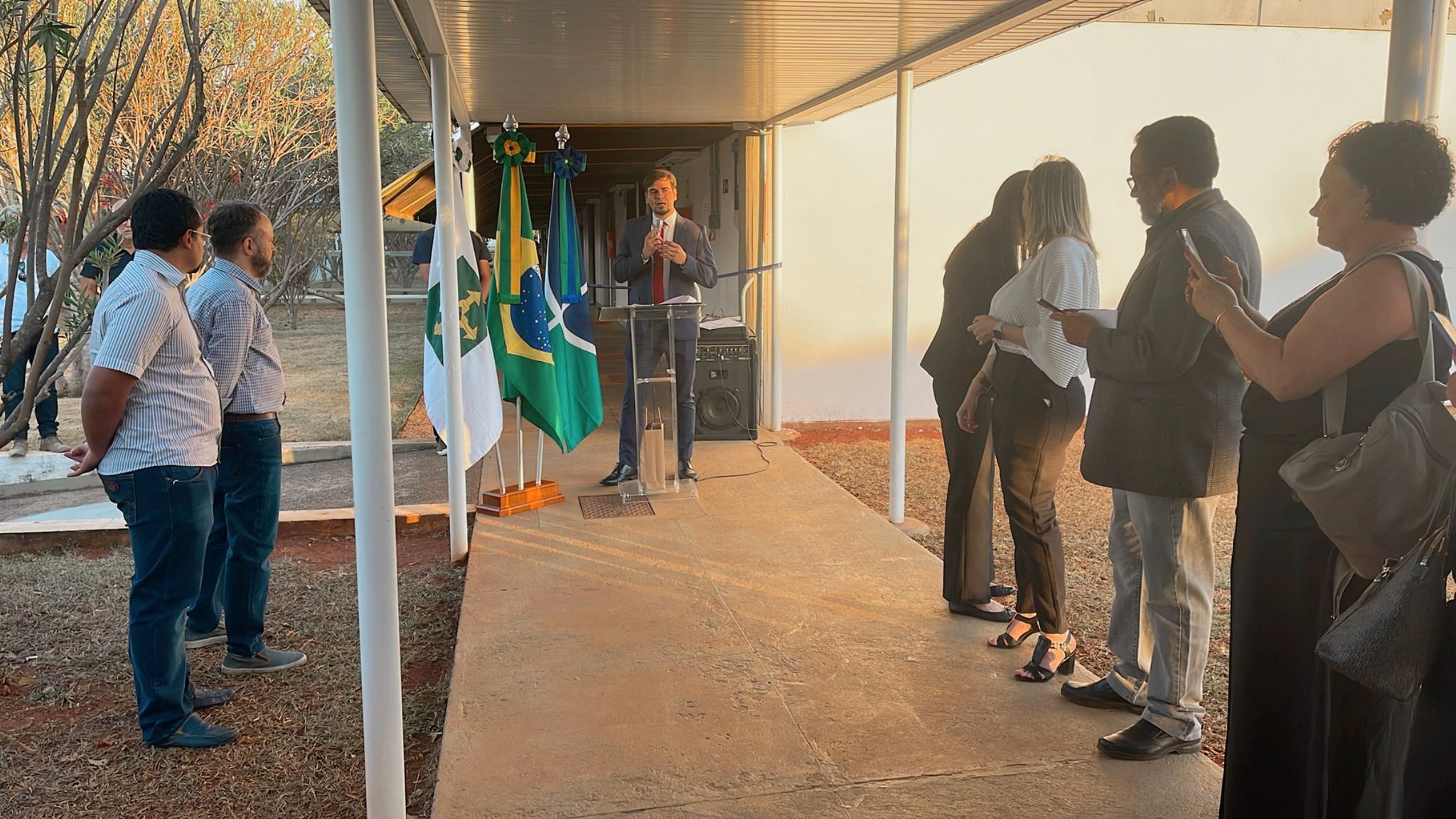 Pronunciamento durante a inauguração dos novos espaços do Arquivo Central