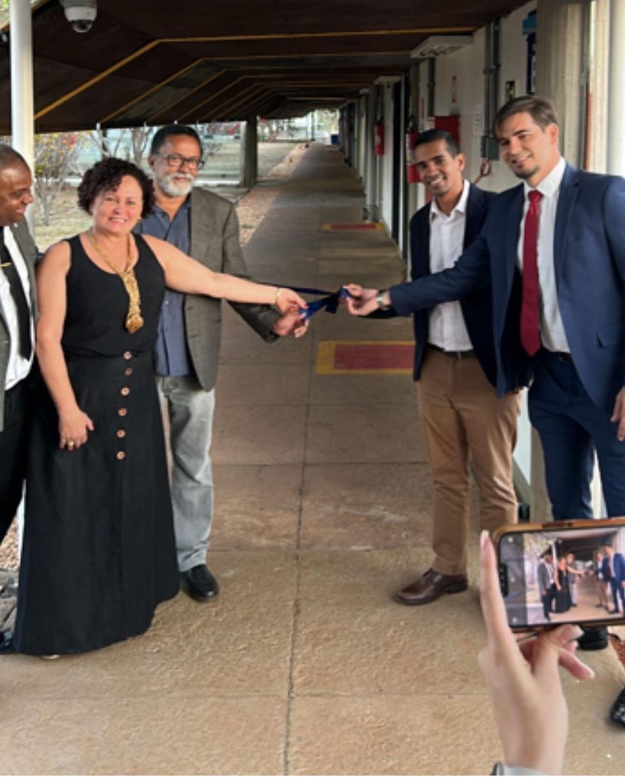 Cerimônia de inauguração dos novos espaços do Arquivo Central da UnB
